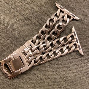 Apple Watch Chain Link Silver Band
